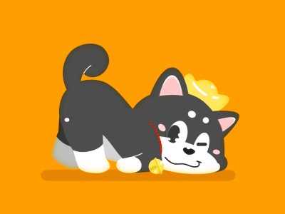 Weathy Dog animation characher cute dog gif vector