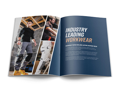 Portwest Workwear and PPE Brochure artworking copywriting image manipulation indesign layout layout design