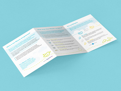 A5 Trifold Brochure brochure brochure design brochure layout colour colour palette copywriting graphic design grid indesign leaflet