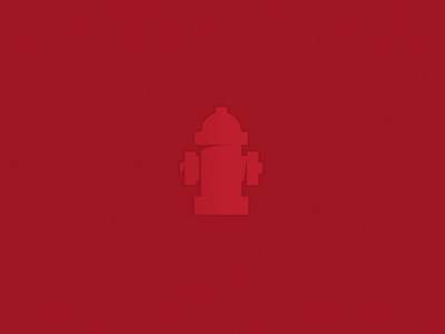 Hydrant icon illustration red