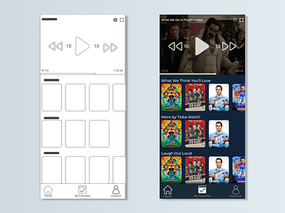 Movie Player UI app design mobile app design movie app movie player ui ui designer uidesign ux ux design ux designer