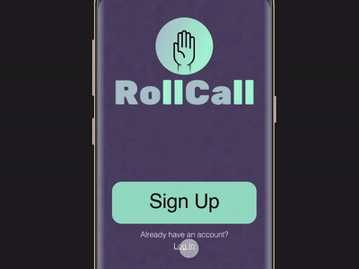 RollCall prototype animation app design interaction ui ui designer ux ux animation ux challenge ux design ux designer