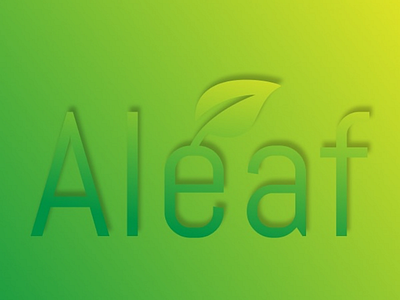 Aleaf logo logo logo design ui ux ux design