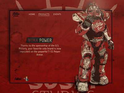 Fallout Nuka Cola Power Armor Concept
