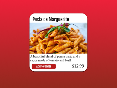 Pasta Card app design mobile app design ui ui designer uidesign ux ux design ux designer
