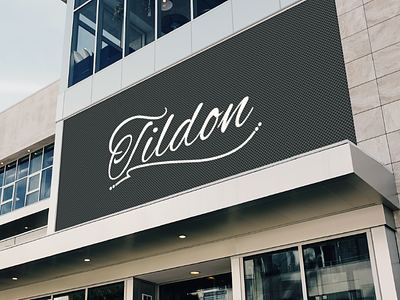 Tildon Sign Mockup branding design identity logo minimalism