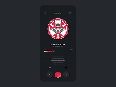 Music App Exploration appdesign apps design dark app dark mode ios app music app music player ui uidesign uiux design