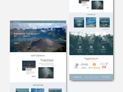 Trevle.ID ~ Landing Page Design