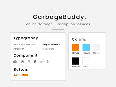 Garbage Buddy agency website clean website clean website design landing page design landingpage modern website ui uidesign uiux design website design