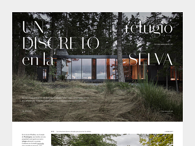 Layout exploration #05 architecture deco design desktop editorial layout photography type typography ui