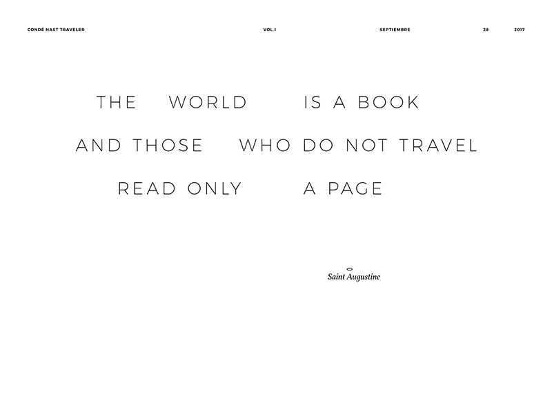 Travel quote #03 typography type quote travel