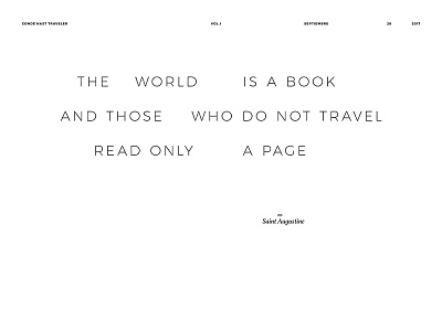 Travel quote #03 quote travel type typography