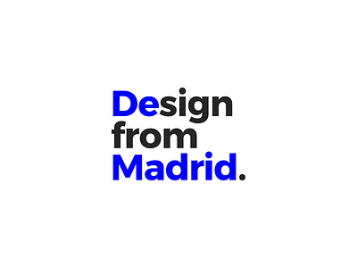 Design from Madrid