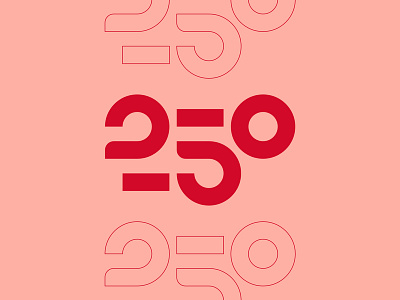250 / Unused proposal 250 brand design doodle editorial illustration logo motion type typography vector