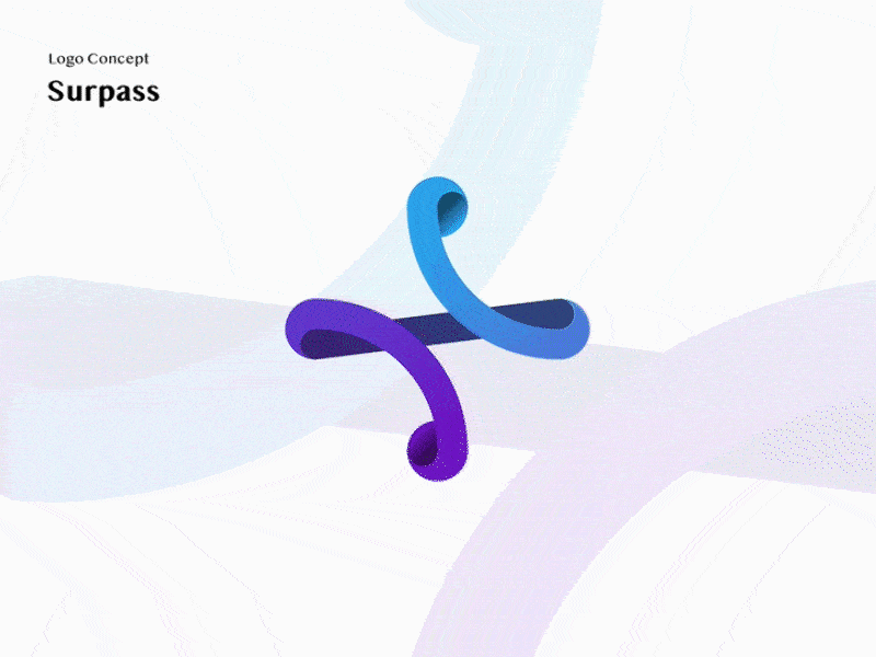 Logo Concept - Surpassing affinity branding logo math