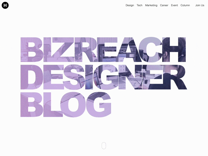 BizReach Designer Blog - Key Visual