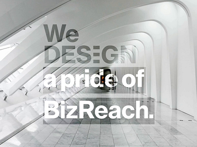 BizReach Design Philosophy: WeDESIGNit. - Brand ae bizreach blend mode bodymovin css html logo lottie wedesignit.