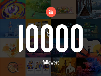 innn 10000 followers [Source File Attached] animation interaction invision studio