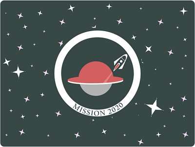 weekly warm up NO 13 Mission Patch illustration inkscape weekly warm up
