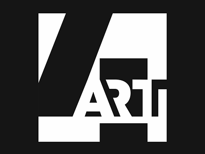 The ART branding design logo