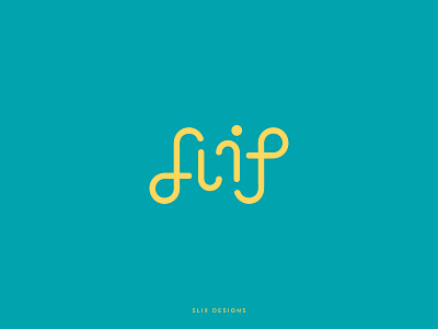 Flip Logo branding design logo typography
