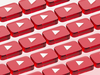 Isometric Youtube buttons