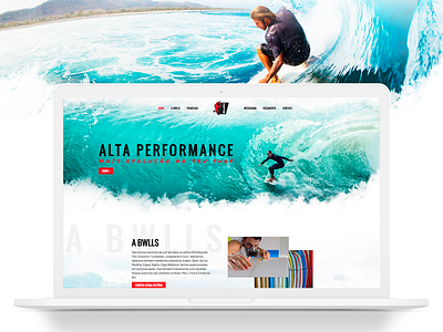Bwlls Surfing clean design surf surfing ui user interface designer uxdesign waves website