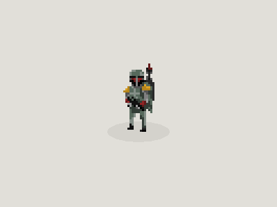 Pixel Boba Fett