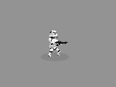 Pixel Stormtrooper 2d pixel pixels star wars stormtrooper