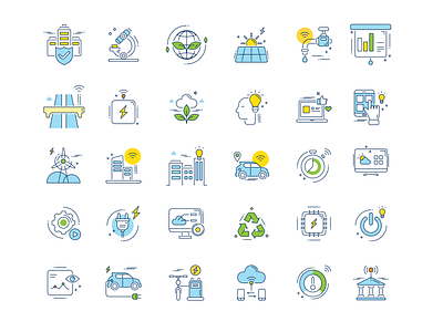 Clean Energy Iconography