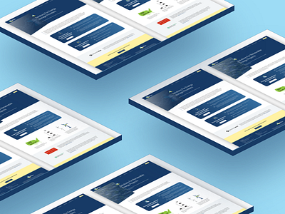 Clean Energy Website Design - Isometric #3