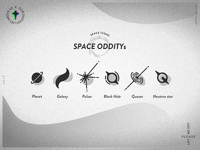 Space Oddity / Icons icon icon set illustration illustrator mark icon symbol pictogram typography vector