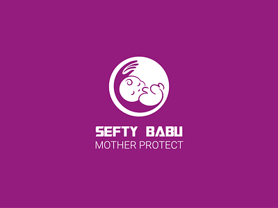 Baby Logo a sweet baby logo baby brand identity baby care baby logo baby safe logo brand identity hospital logo illustration smile logo