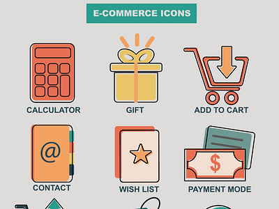 Premium Icons Set for eCommerce and Business