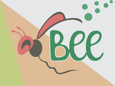 Bee and Buterfly animation app branding design illustration logo web