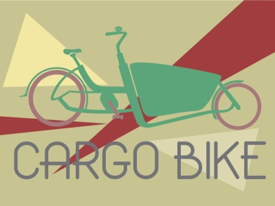 Cargo Bike Vector bike cargo logo