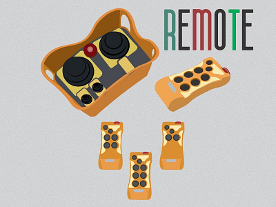 remote 3d ai construction coreldraw illustraion illustration logo remote vector
