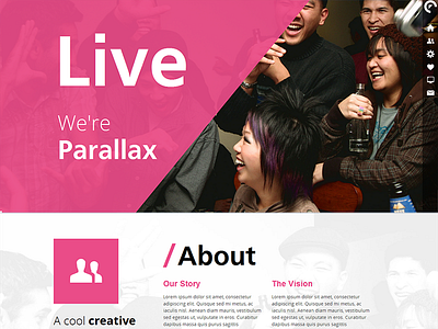LIVE - Interactive Parallax - Responsive HTML5 Theme