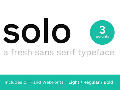 SOLO- Sans Serif Typeface designova font font design font family fonts minimal minimalist sans serif sans serif font sans serif typeface sell selling type typeface typeface design typeface designer typeface. lettering typefaces typogaphy webfonts