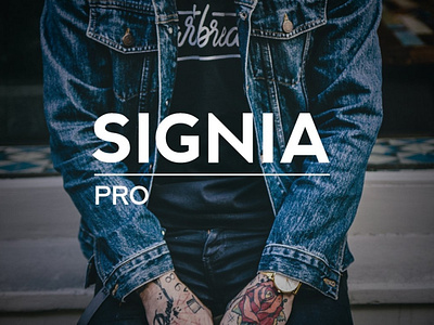 SIGNIA Pro Modern Typeface