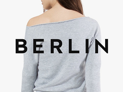 BERLIN - Minimal Sans-Serif Typeface