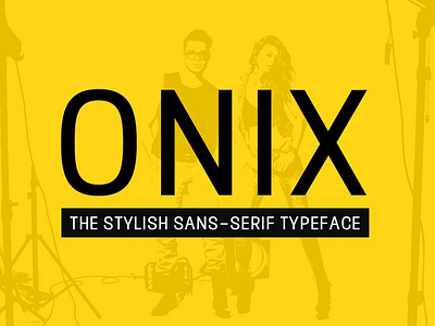 ONIX - Stylish Typeface