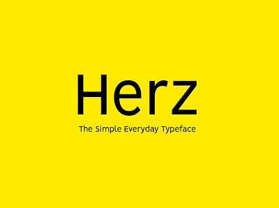 HERZ - Simple Sans Serif Typeface designova font font design font family fonts minimal minimalist sans serif sell selling type typeface typeface design typeface designer typeface. lettering typefaces typography webfonts