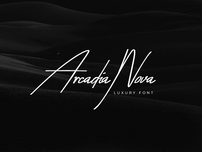 Arcadia-Nova Handwritten Luxury Font