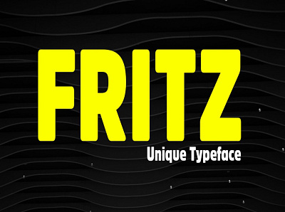 Fritz - Unique Display Typeface designova display display font font font design font family fonts headline minimal minimalist sell selling type typeface typeface design typeface designer typeface. lettering typefaces typography webfonts