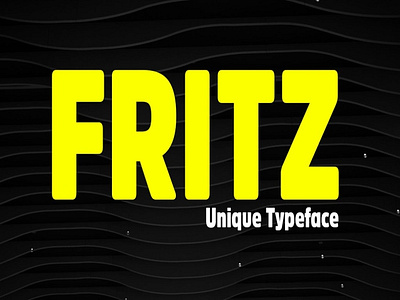 Fritz - Unique Display Typeface