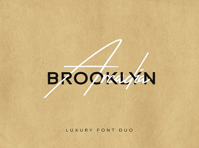 Arcadia & Brooklyn - Luxury Font Duo designova display font font design font family fonts handmade handwritten minimal minimalist sell selling type typeface typeface design typeface designer typeface. lettering typefaces typography webfonts