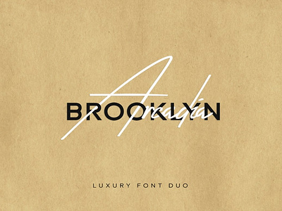 Arcadia & Brooklyn - Luxury Font Duo designova display font font design font family fonts handmade handwritten minimal minimalist sell selling type typeface typeface design typeface designer typeface. lettering typefaces typography webfonts