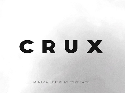 CRUX - Minimal Display Typeface designova display display font font font design font family fonts headline minimal minimalist selling type typeface typeface design typeface designer typeface. lettering typefaces typography webfonts