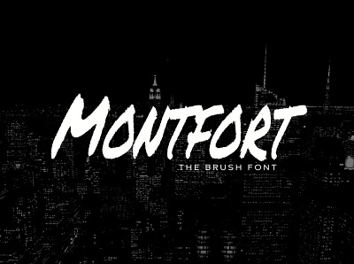 MontFort - Handmade Brush Font designova font font design font family fonts handmade handwriting handwritten minimal minimalist sell selling type typeface typeface design typeface designer typeface. lettering typefaces typography webfonts